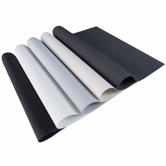 Tecido para janelas cegas de rolo de proteção solar de fibra de vidro à prova d'água para jardim ao ar livre para fabricantes