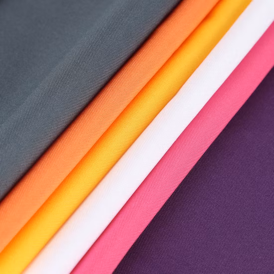Tecido impermeável de nylon/poliéster PVC PU PA revestido de prata Ripstop Oxford Shade para sacos de bagagem tendas